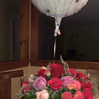Blue Hills Greenhouses - Bouquet for my gf and balloon looked great!! - Florists Near Me - Bloomfield, Connecticut