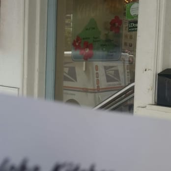 Aloha Kitchen - Entrance. White paper is a discount coupon (5% off) - Breakfast & Brunch Near Me - Honolulu, Hawaii