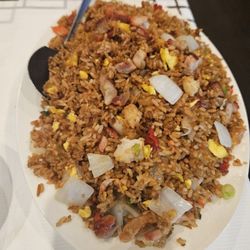 Roast pork fried rice