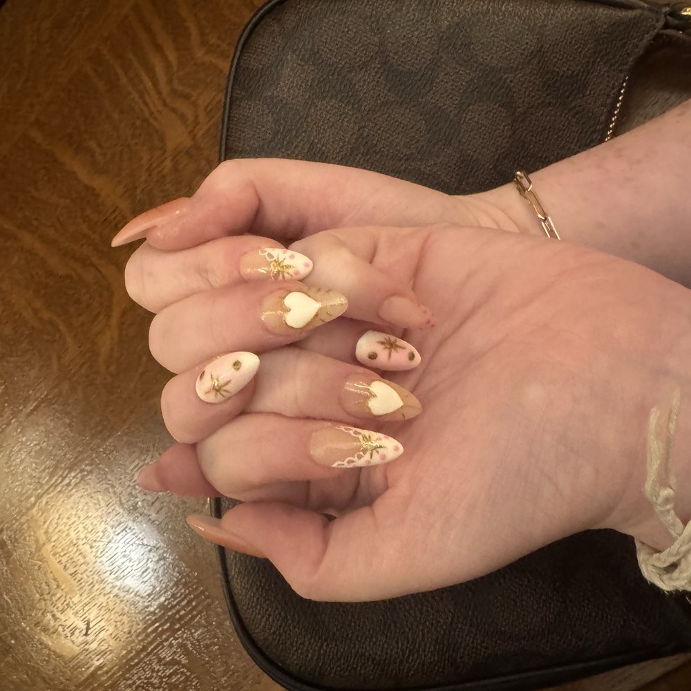 Blossom Nails - Valentine nail art perfection! - Nail Salons Near Me - Frisco, Texas