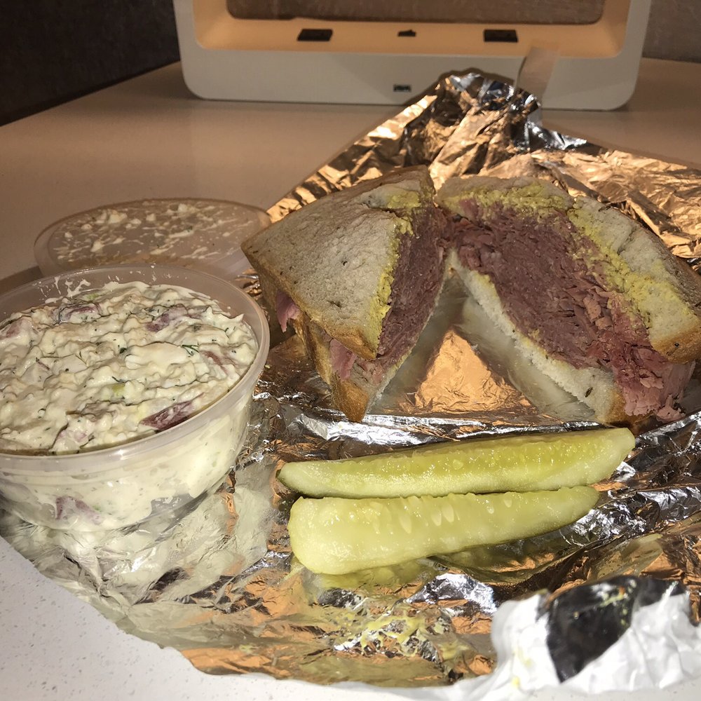 Corned Beef King - Large corned beef on rye and a potato salad - Sandwiches Near Me - Rockville, Maryland Corned Beef King - Large corned beef on rye and a potato salad - Sandwiches Near Me - Rockville, Maryland