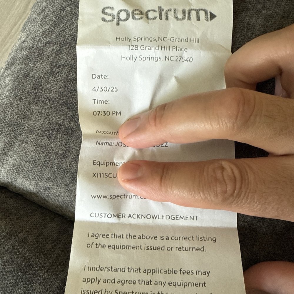 Spectrum - Proof - Internet Service Providers Near Me - Holly Springs, North Carolina Spectrum - Proof - Internet Service Providers Near Me - Holly Springs, North Carolina