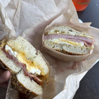 Rubinstein Bagels Capitol Hill - Bacon egg and cheese and ham egg and cheese - Bagels Near Me - Seattle, Washington Rubinstein Bagels Capitol Hill - Bacon egg and cheese and ham egg and cheese - Bagels Near Me - Seattle, Washington