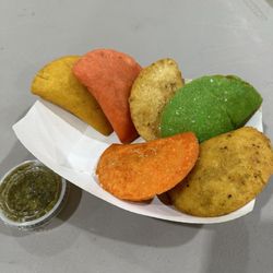 MASA Empanadas - 1 of each empanada except the queso one.