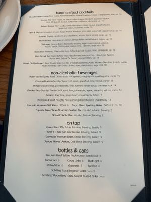 Menu photo 4 Ray's Boathouse Seattle, WA