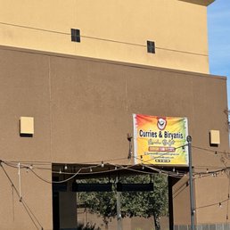 Exterior outside entrance of Curries & Biryanis - Folsom, California Exterior outside entrance of Curries & Biryanis - Folsom, California