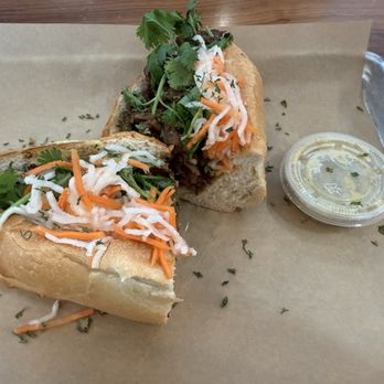 Nguyen's Kitchen - Grilled Pork Sandwich - Asian Fusion Near Me - Santa Ana, California Nguyen's Kitchen - Grilled Pork Sandwich - Asian Fusion Near Me - Santa Ana, California