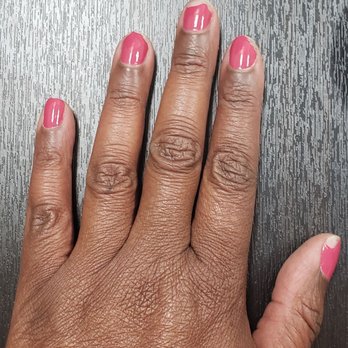 Lavish Nail Bar - No hard work, no picking, the polish just flaked offall thoigh the night and the next day. - Nail Salons Near Me - Miramar, Florida