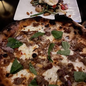 Nook Kitchen - Calabrese Pizza and Arugula Pesto Grilled Chicken - SO GOOD - Italian Near Me - Phoenix, Arizona