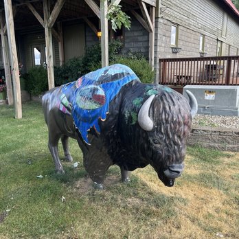 Chateau de Pique Winery - Bison art - Wineries Near Me - Seymour, Indiana