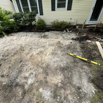 Arroyo Hardscape & Concrete - Used to be a patio and two steps here - Masonry/Concrete Near Me - Elgin, Illinois Arroyo Hardscape & Concrete - Used to be a patio and two steps here - Masonry/Concrete Near Me - Elgin, Illinois