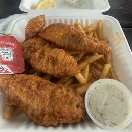 Fish and chips Fish and chips