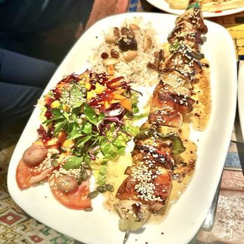 Baraka - Cafe Baraka -- chicken skewer - Halal Near Me - Órgiva, GR