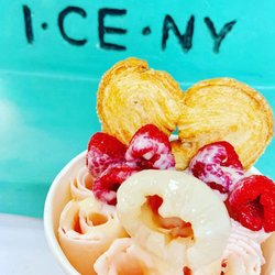 I CE NY Austin - Rose Lychee - made with the fresh lychee and raspberries