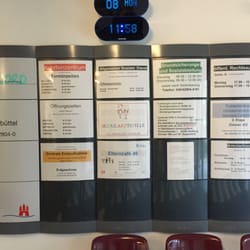 Ortsamt Fuhlsbüttel - Anstelle eines Empfangs weisen heute Schilder den Weg