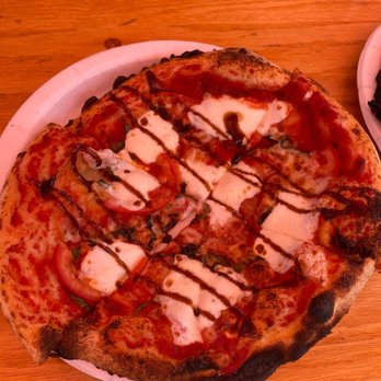 Sauced Wood Fired Pizza - Margherita - Pizza Near Me - Fairview Park, Ohio Sauced Wood Fired Pizza - Margherita - Pizza Near Me - Fairview Park, Ohio