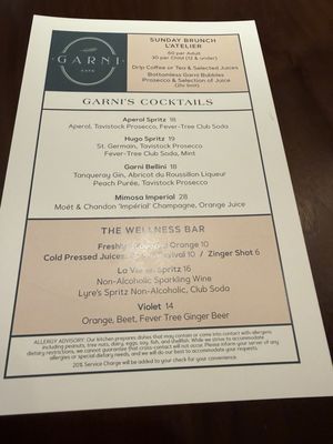 Menu photo 2 Garni Cafe Fort Lauderdale, FL