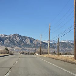 American Moving & Storage - We love coming to work in Boulder Colorado. Check out the lightly dusted Flatirons peaks.