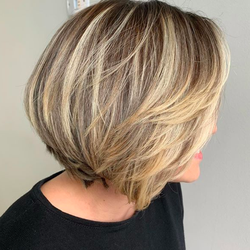 Touche a finer Salon - Highlights came out AMAZING!