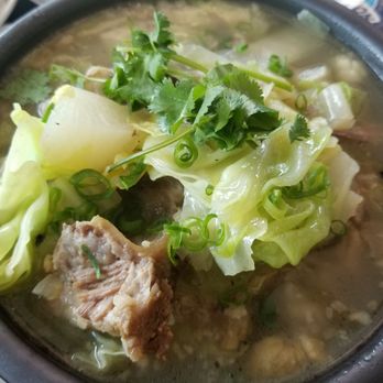 DB Grill - Beef Bone Soup - this bowl is HUGE! You can definitely share this, even if you're hangry! This soup is like Kalbi-tang but deboned. - New American Near Me - Kapolei, Hawaii
