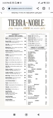 Menu photo 1 Pinta Negra Guadalajara, JAL Menu photo 1 Pinta Negra Guadalajara, JAL