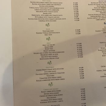 Su Gologone - Menu (8/11/2019) - Italian Near Me - Oliena, OG