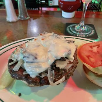 Flanigan's - The Flanigan's Burger* - Seafood Near Me - Wellington, Florida