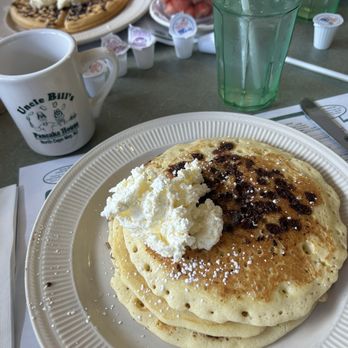 Uncle Bill's Pancake House - Chocolate Chip Pancakes - Breakfast & Brunch Near Me - Cape May, New Jersey Uncle Bill's Pancake House - Chocolate Chip Pancakes - Breakfast & Brunch Near Me - Cape May, New Jersey
