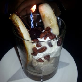 etch - Banana split dessert with homemade coffee flavored ice cream - New American Near Me - Nashville, Tennessee