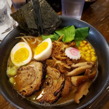 Gohan Bistro - Gohan special. 7/10 the corn and mushrooms almost ruined this beautiful bowl of ramen - Poke Near Me - Fayetteville, North Carolina