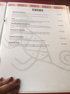 Menu photo 5 Ica Comida Peruana Viña del Mar, VS Menu photo 5 Ica Comida Peruana Viña del Mar, VS
