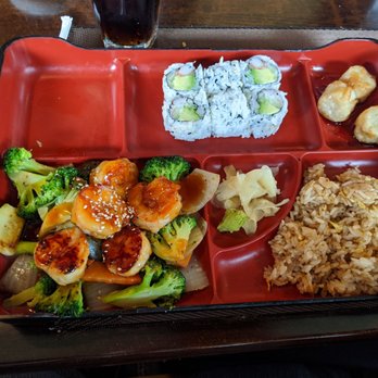 Sky Asian Cuisine - Scallops lunch box. Filling option for lunch time - Sushi Bars Near Me - Dayton, Ohio Sky Asian Cuisine - Scallops lunch box. Filling option for lunch time - Sushi Bars Near Me - Dayton, Ohio