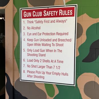 Saltwaters Shooting Club - Safety rules - Gun/Rifle Ranges Near Me - Saint Augustine, Florida Saltwaters Shooting Club - Safety rules - Gun/Rifle Ranges Near Me - Saint Augustine, Florida