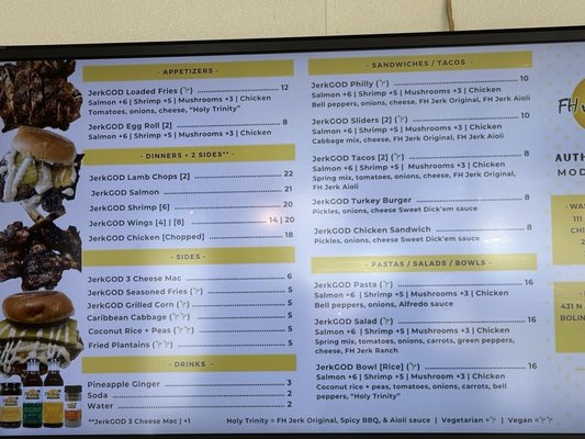 Menu photo 1 FH JerkGOD Chicago, IL