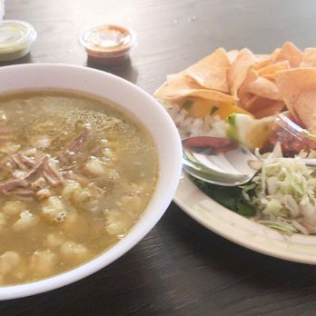 Floriano's Mexican Food - Spicy green posole special. - Mexican Near Me - Lompoc, California Floriano's Mexican Food - Spicy green posole special. - Mexican Near Me - Lompoc, California