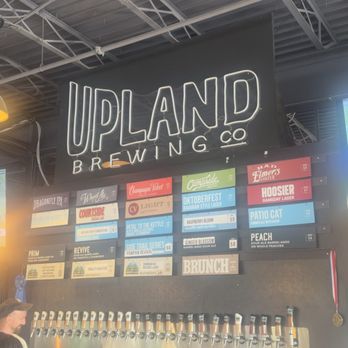 Upland FSQ Brewery - Brew selection - Brewpubs Near Me - Indianapolis, Indiana