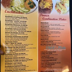 Barcenas Mexican Kitchen - Menu