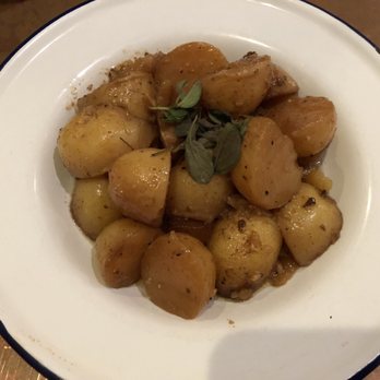Souvla - Potatoes with roast drippings. - Greek Near Me - San Francisco, California Souvla - Potatoes with roast drippings. - Greek Near Me - San Francisco, California