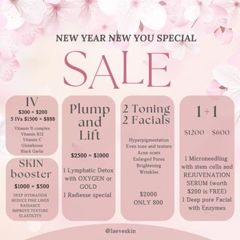 La Eve Skin - NEW YEAR NEW YOU - Skin Care Near Me - Los Angeles, California La Eve Skin - NEW YEAR NEW YOU - Skin Care Near Me - Los Angeles, California