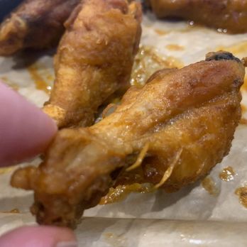 Buffalo Wild Wings - Feather pieces still on skin - American Near Me - Mesquite, Texas Buffalo Wild Wings - Feather pieces still on skin - American Near Me - Mesquite, Texas