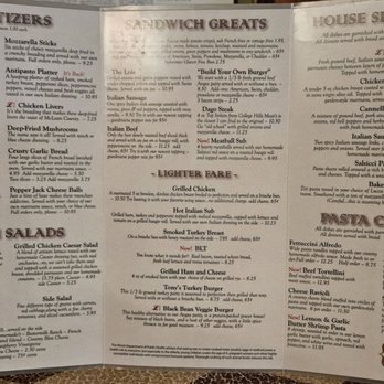 Lucca Grill - Menu - not pizza - Pizza Near Me - Bloomington, Illinois
