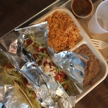 Chronic Tacos - Two tacos, rice and beans, which cost around 8 and some change. - Mexican Near Me - Alpharetta, Georgia Chronic Tacos - Two tacos, rice and beans, which cost around 8 and some change. - Mexican Near Me - Alpharetta, Georgia