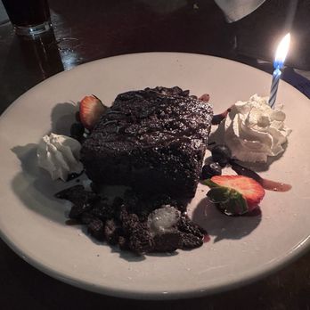 The Cork Tucson - Birthday brownie - Steakhouses Near Me - Tucson, Arizona The Cork Tucson - Birthday brownie - Steakhouses Near Me - Tucson, Arizona