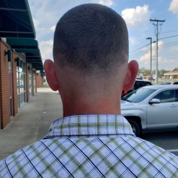 Great Clips - I don't even know what this is supposed to be? She literally made the bottom of his head bald and then trimmed the rest??? - Hair Salons Near Me - Clarksville, Tennessee