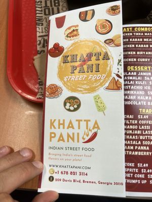Menu photo 1 Khatta Pani Bremen, GA
