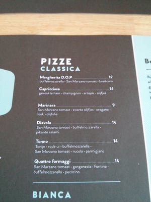 Menu photo 2 Bellini Antwerp, VAN Menu photo 2 Bellini Antwerp, VAN
