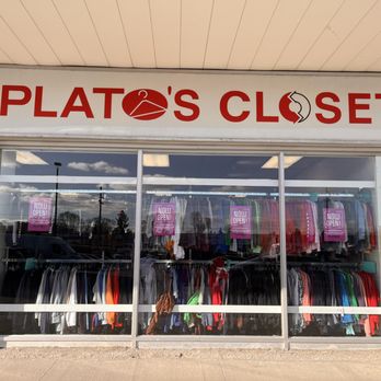 Plato's Closet - Plato's Closet Scarborough exterior photos. Signage and window - Used, Vintage & Consignment Near Me - Scarborough, Ontario Plato's Closet - Plato's Closet Scarborough exterior photos. Signage and window - Used, Vintage & Consignment Near Me - Scarborough, Ontario