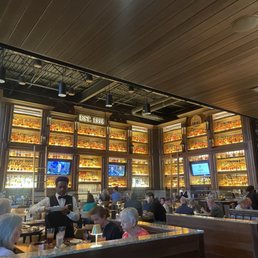 The impressive wall of spirits offers an amazing backdrop for all photos!