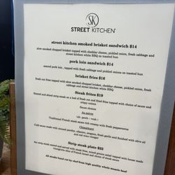 Street Kitchen - Menu 5/20/2026