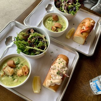 Mandarin Kitchen - $16 Lunch Special  Salad, Clam Chowder, and Lobster Rolls - Seafood Near Me - Santa Rosa, California